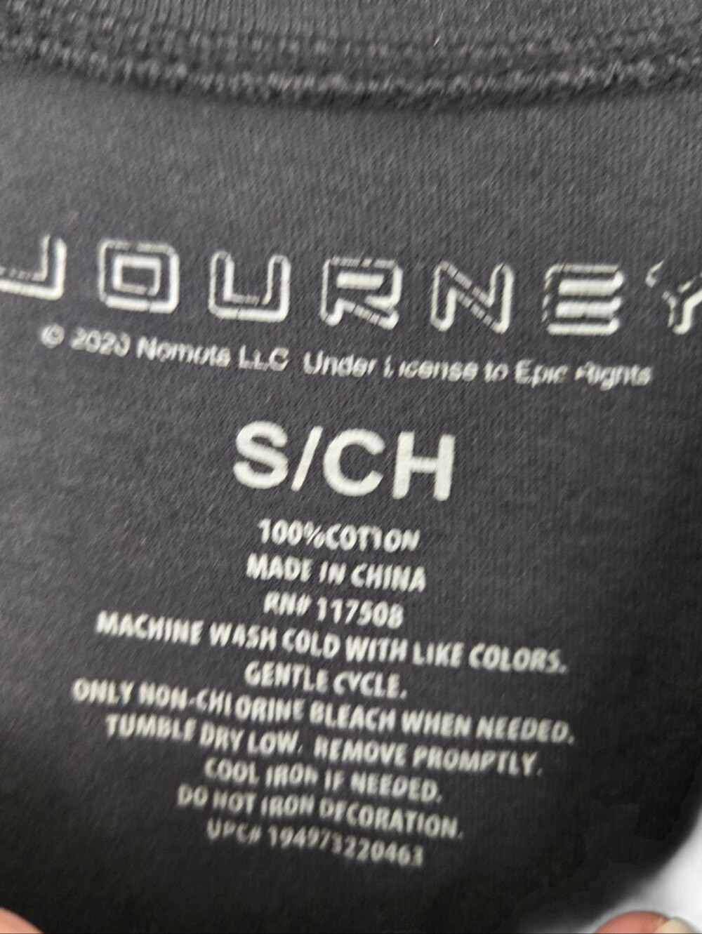 🎸 Journey Departure Band Tee Small Charcoal Graphic Concert T-Shirt - Picture 3 of 4